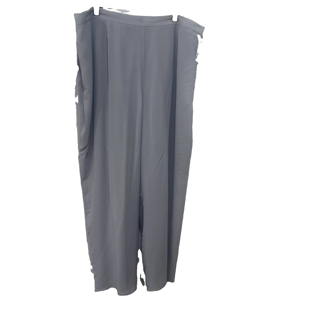 Montee Light Gray Lightweight Lined‎ Pull In Elastic Pants Size 24W